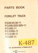 Komatsu-Komatsu Forklift, Safety Maintenance and Troubleshooting Manual 1995-General-04